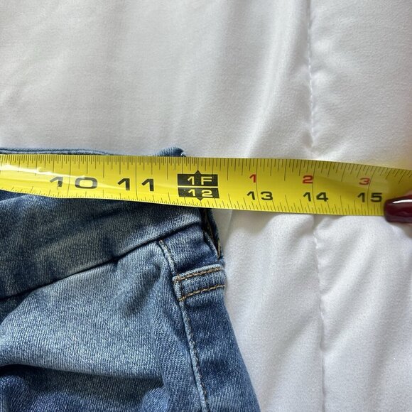 Aeropostale Super High Rise Curvy Jeggings Womens 4 Reg Denim Distressed Blue - Picture 3 of 7